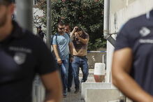 António Joaquim à chegada ao Tribunal de Vila Franca de Xira