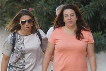 Rosa Grilo à chegada ao Tribunal de Vila Franca de Xira