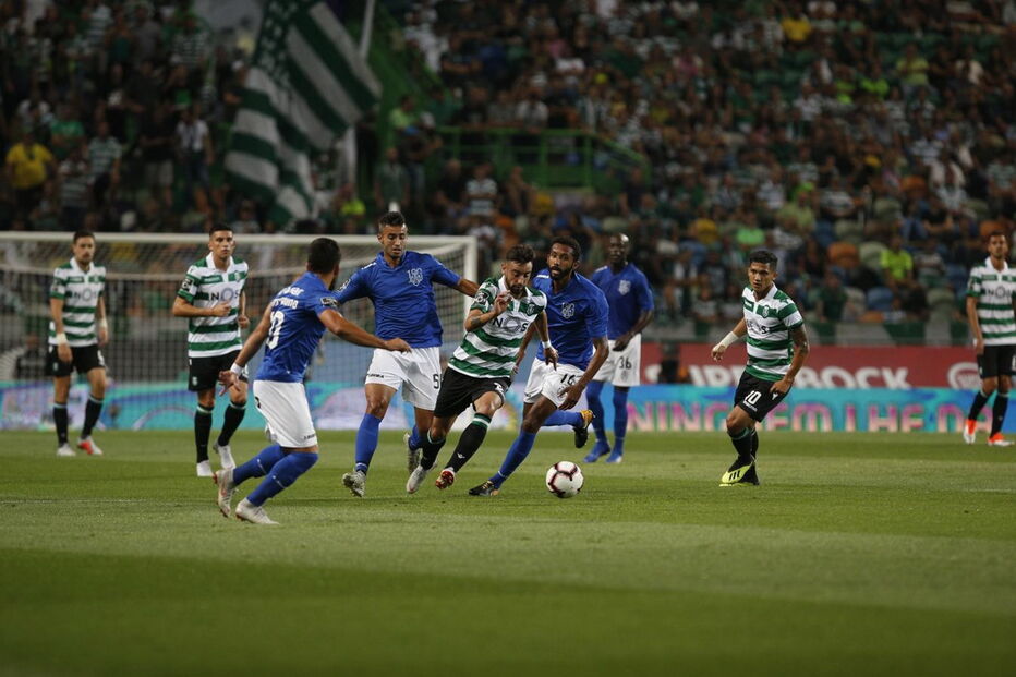 As melhores imagens do jogo entre Sporting e Feirense