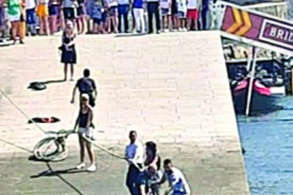 Casal e cão resgatados do Douro por populares no Porto