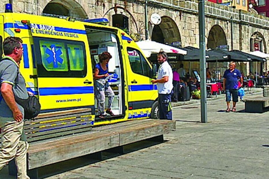 Casal e cão resgatados do Douro por populares no Porto