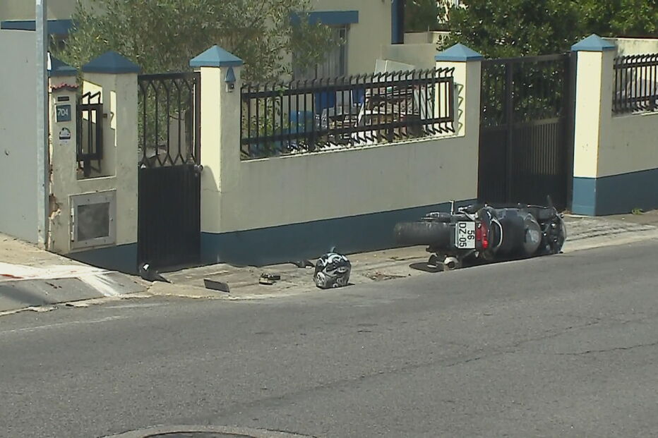 Despiste de mota em Espinho mata marido e deixa mulher em estado grave
