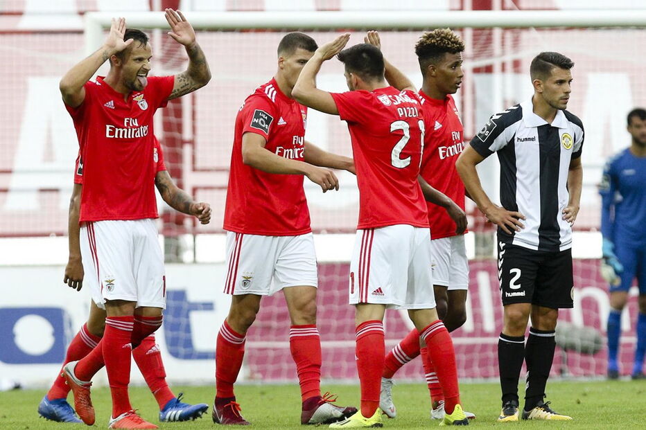 As melhores imagens da partida entre Nacional e Benfica