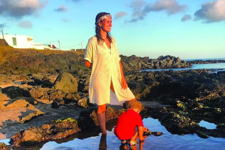 Marta Andrino deu à luz em maio