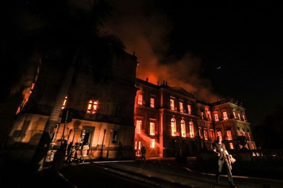 Incêndio destruiu Museu Nacional no Rio de Janeiro