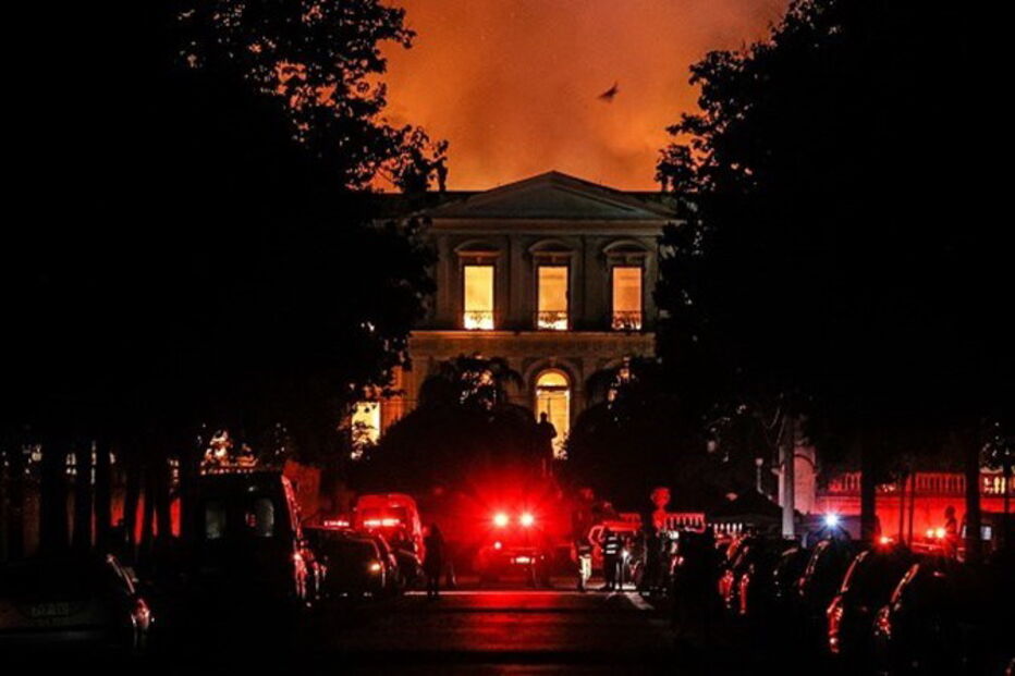 Incêndio destruiu Museu Nacional no Rio de Janeiro