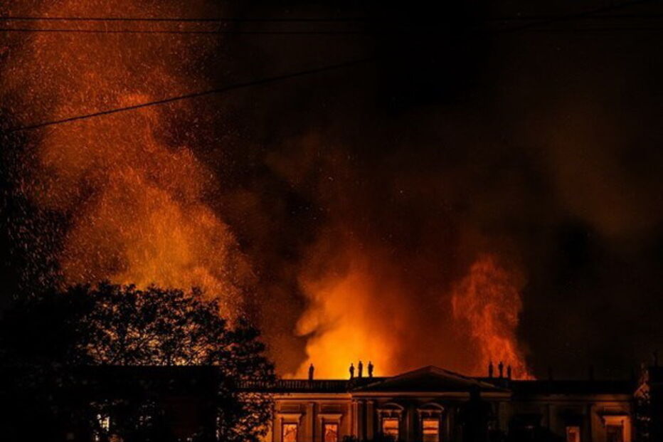 Incêndio destruiu Museu Nacional no Rio de Janeiro