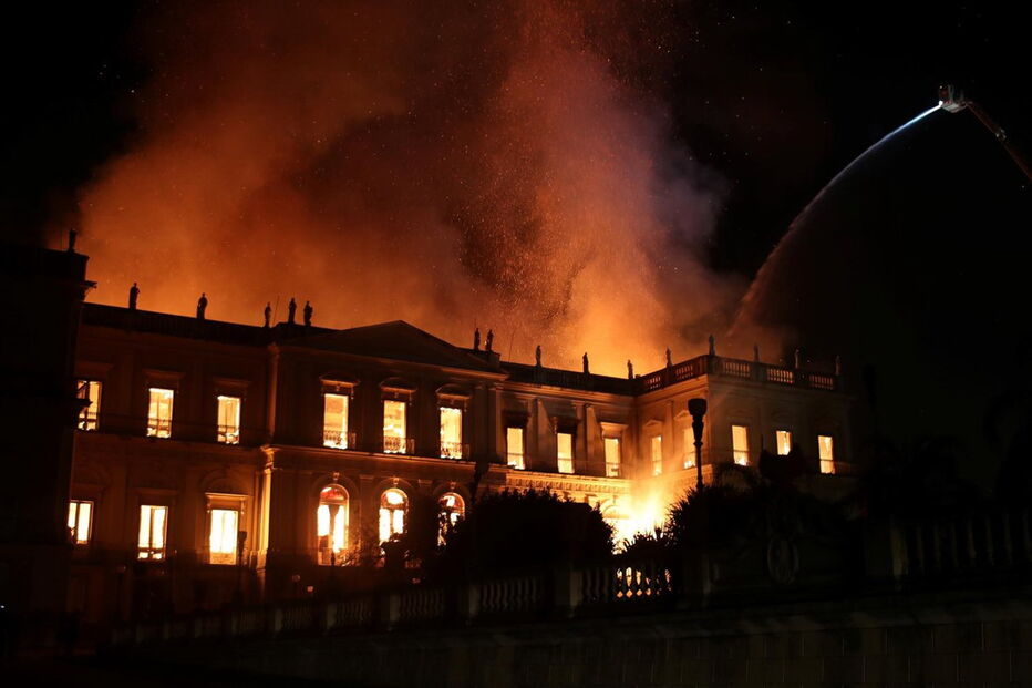 Incêndio em Museu Nacional no Rio de Janeiro 