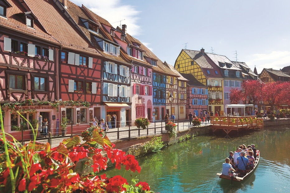 Casas coloridas formam o postal perfeito de Colmar