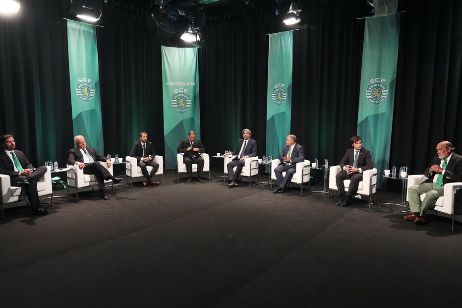 Debate entre candidatos à presidência do Sporting
