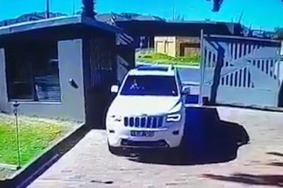 Imagens captadas pelas câmaras de vigilância locais