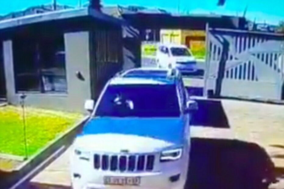 Imagens captadas pelas câmaras de vigilância locais