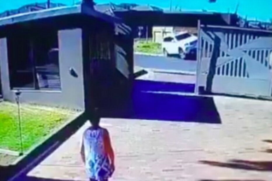 Imagens captadas pelas câmaras de vigilância locais