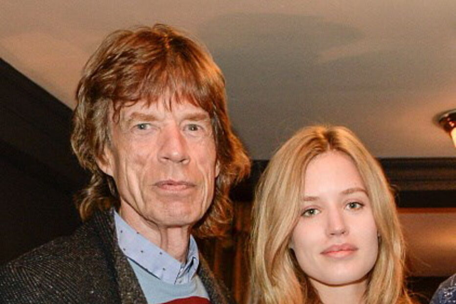 Georgia May e o pai Mick Jagger