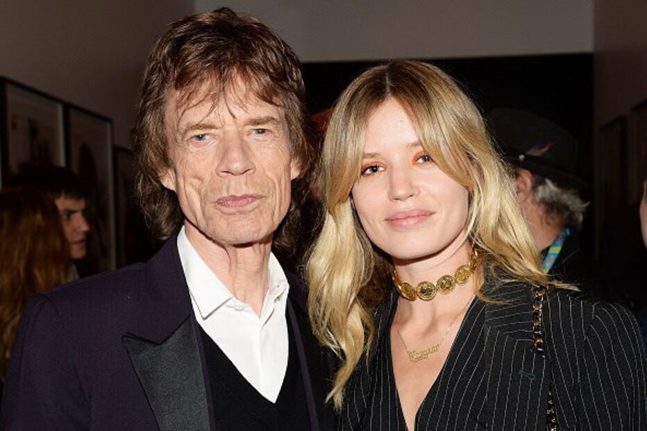 Georgia May e o pai Mick Jagger
