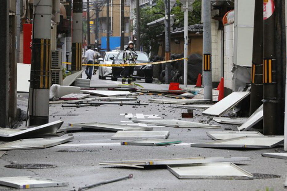 Furacão Jebi faz estragos no Japão