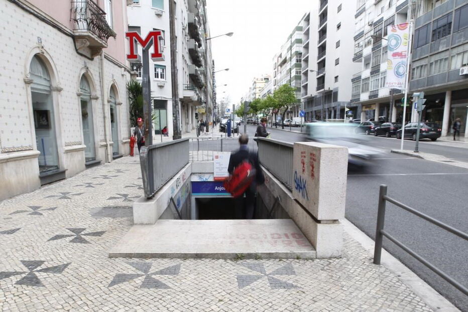 Estação do Metro de Lisboa nos Anjos