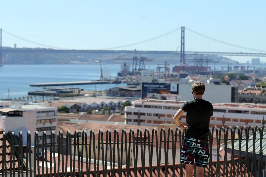 Miradouro de Santa Catarina em Lisboa