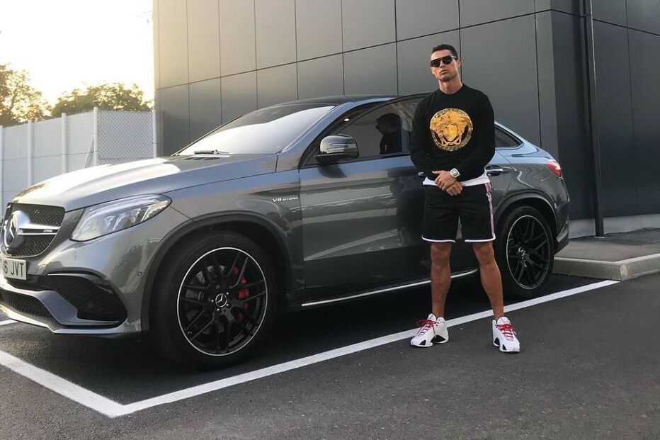 Cristiano Ronaldo levou o seu Mercedes-AMG GLE 63S para Itália