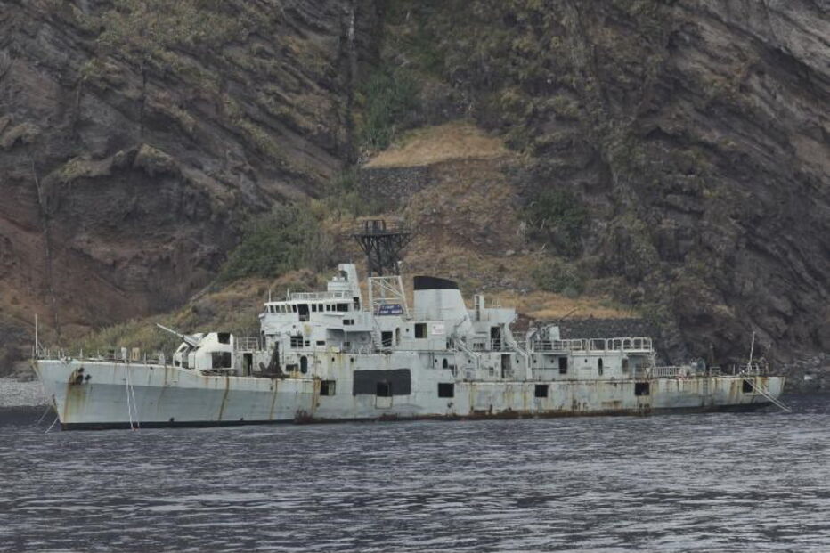 Corveta Afonso Cerqueira afundou nas águas da Madeira