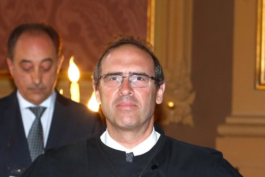 O juiz Rui Teixeira, na tua de posse como Juiz Desembargador da Relação de Lisboa