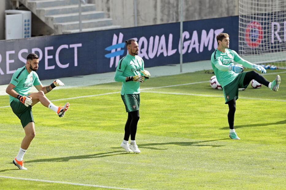 Treino da Seleção Nacional antes do jogo com a Croácia