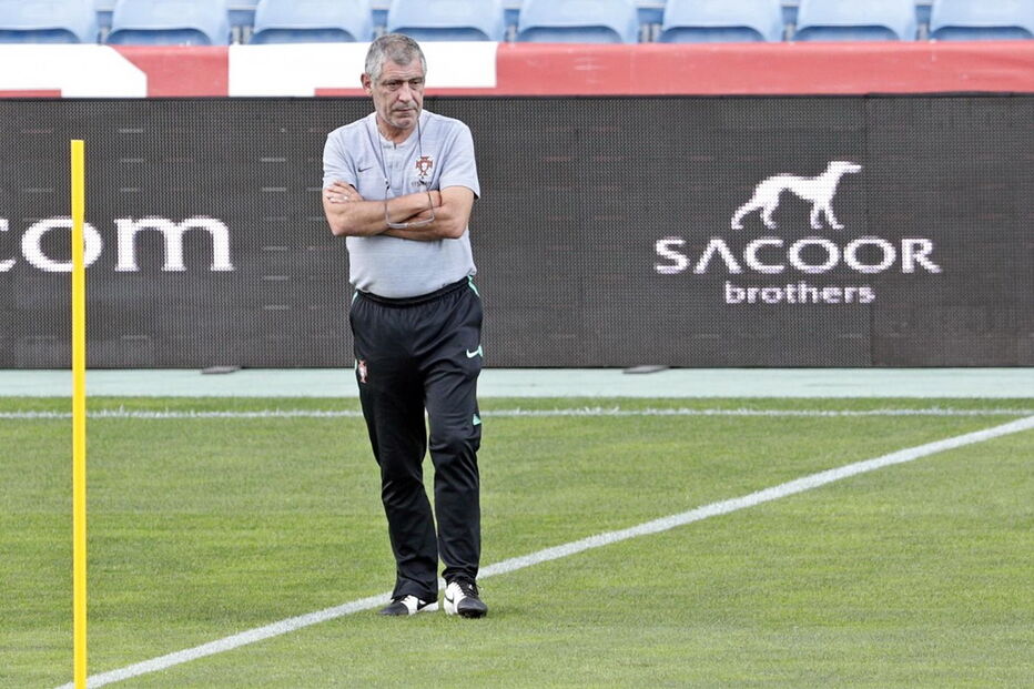 Treino da Seleção Nacional antes do jogo com a Croácia