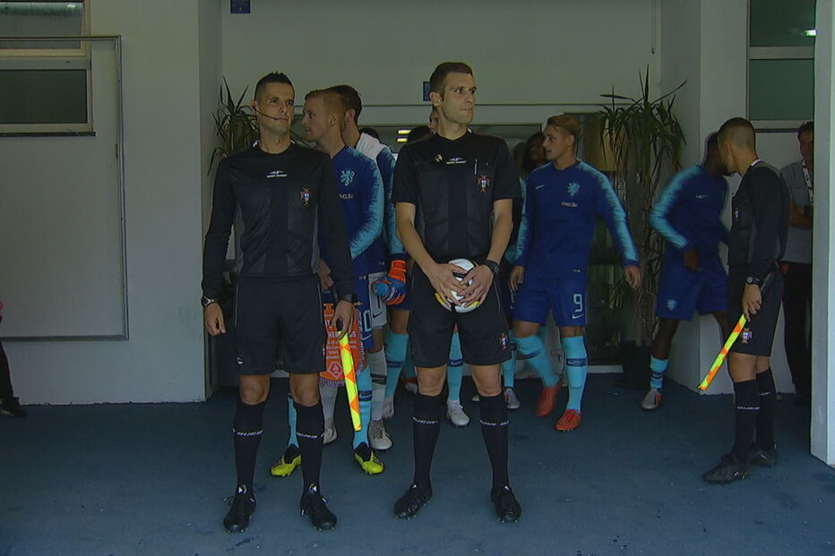  Jogo entre Portugal e Holanda em sub-20
