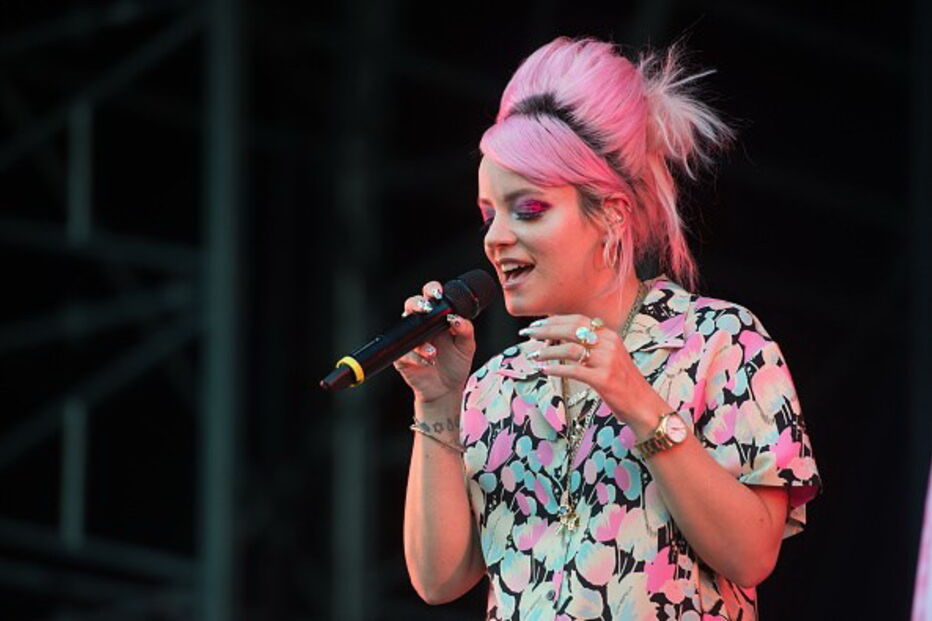 A cantora britânica Lily Allen