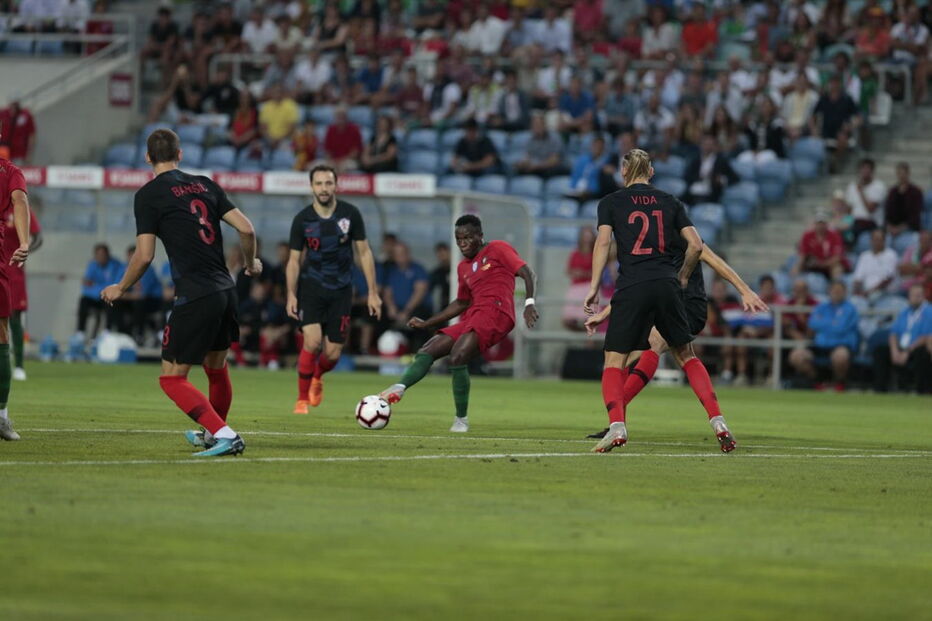 As melhores imagens do amigável entre Portugal e Croácia
