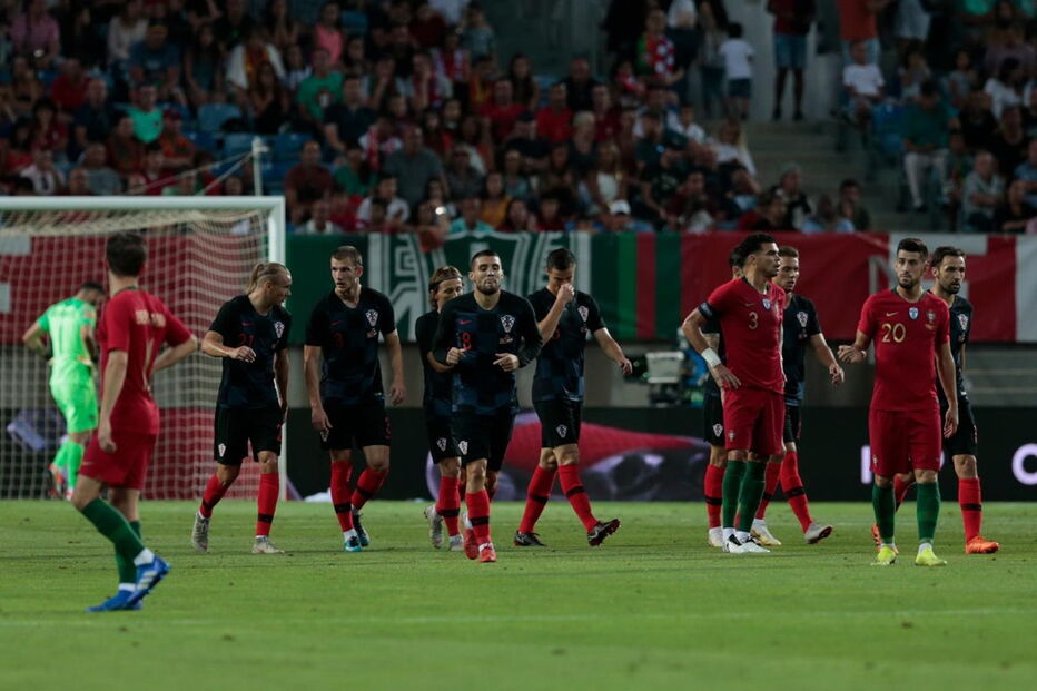 As melhores imagens do amigável entre Portugal e Croácia