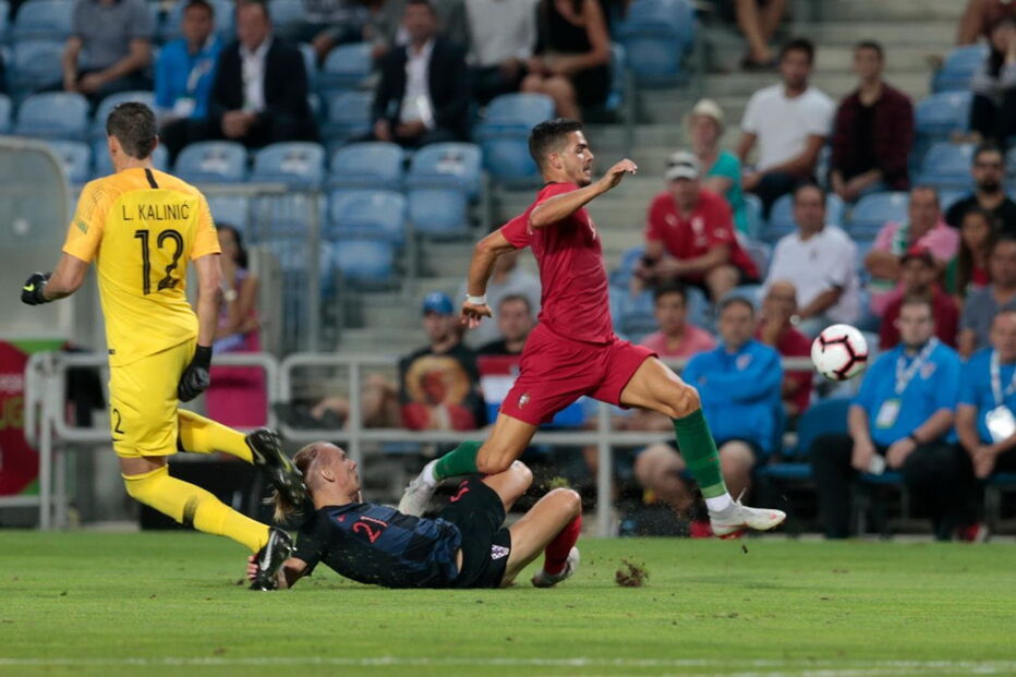 As melhores imagens do amigável entre Portugal e Croácia