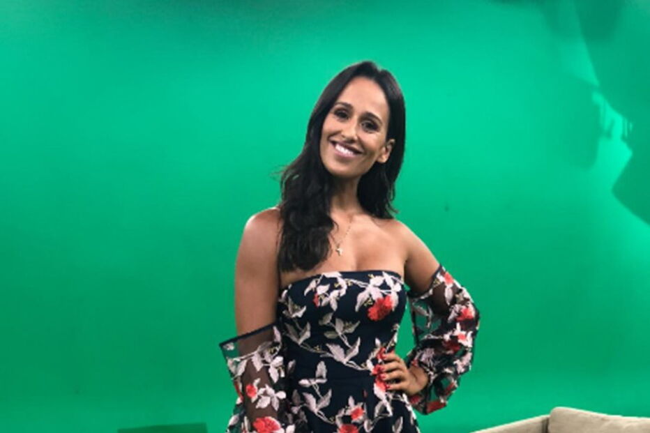 A atriz Rita Pereira