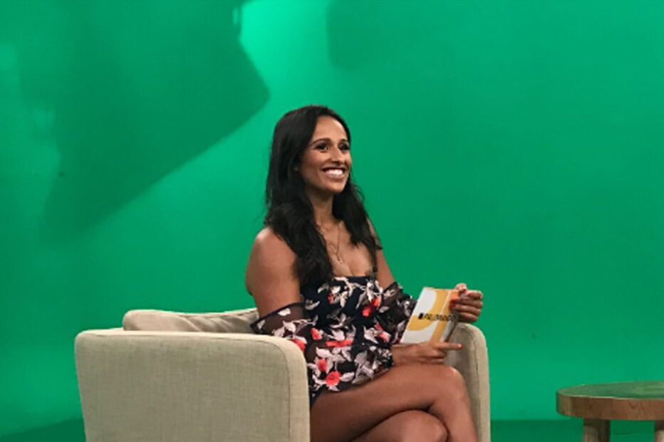 A atriz Rita Pereira