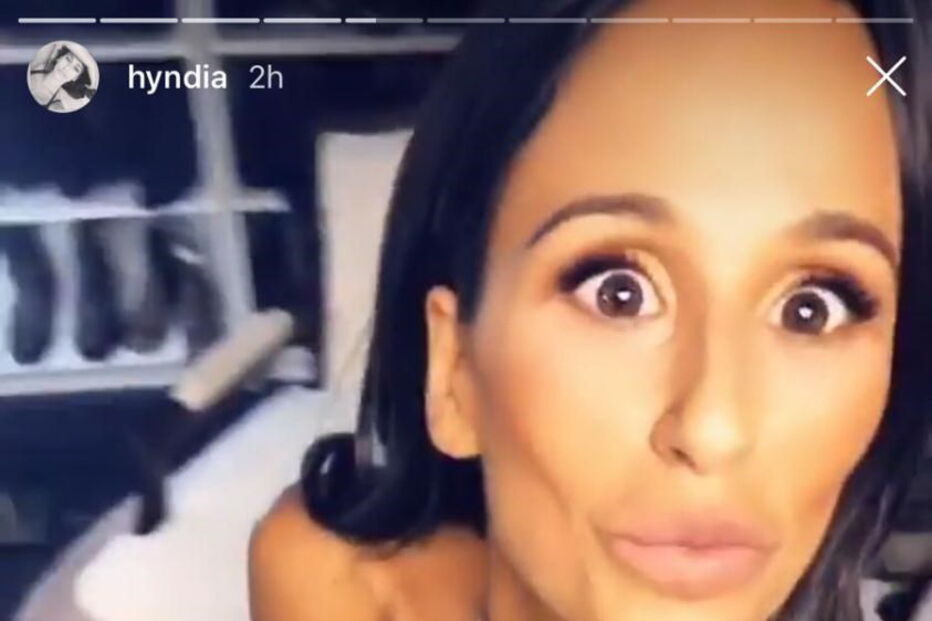 A atriz Rita Pereira