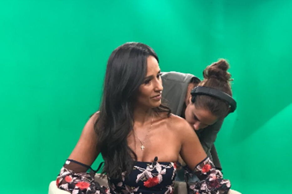 A atriz Rita Pereira