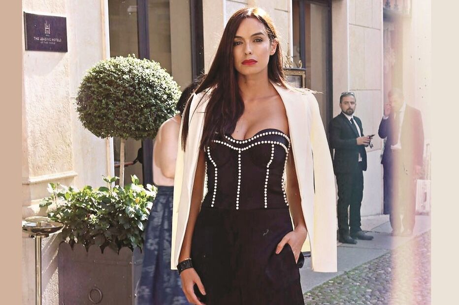 A modelo e apresentadora Iva Lamarão