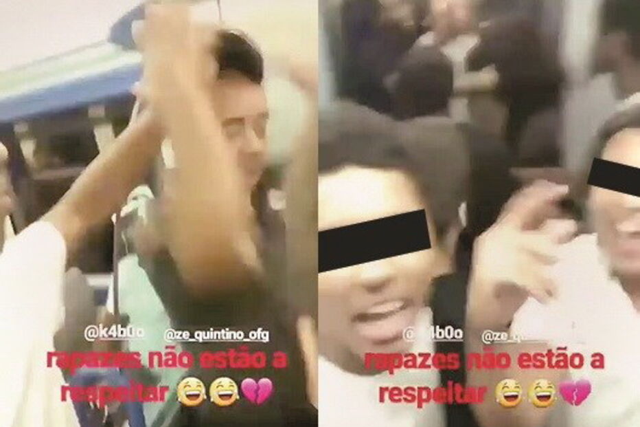 Agente da PSP humilhado por jovens em comboio