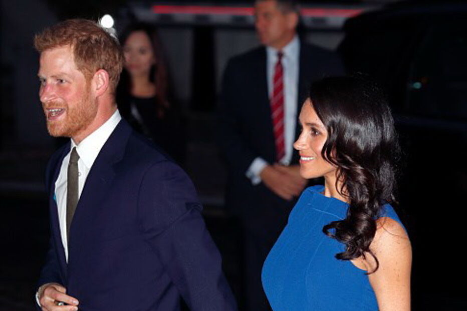  Meghan Markle em cerimónia com Harry