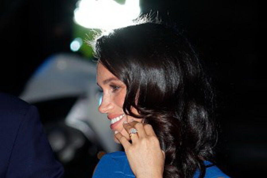  Meghan Markle em cerimónia com Harry