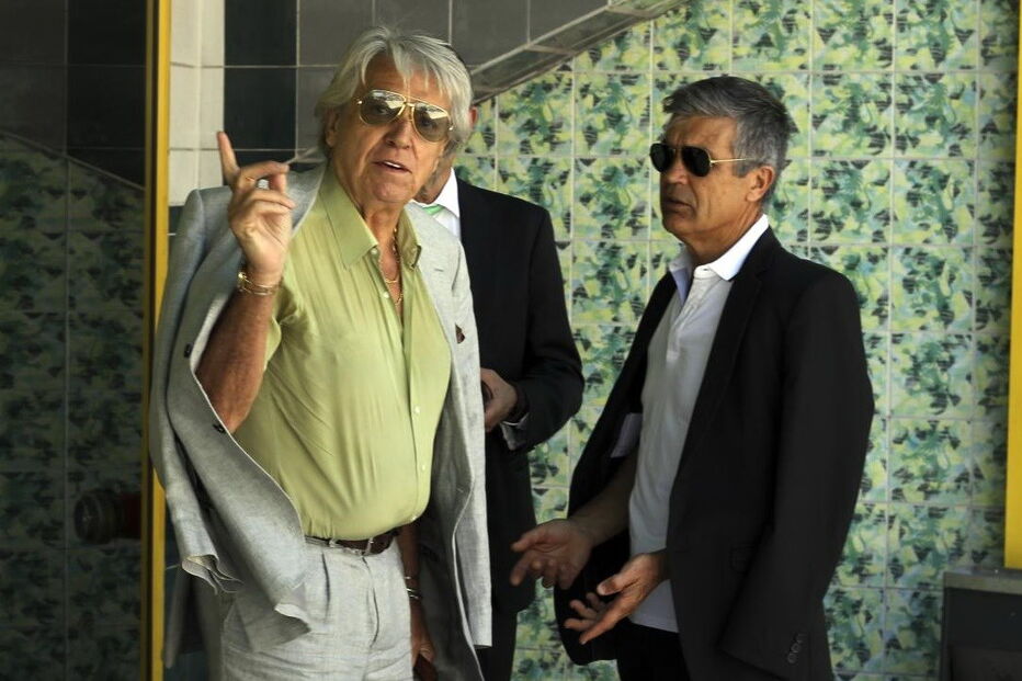 Pedro Reis  (esq.) e Jorge Gurita integraram a comissão de gestão do Sportingr