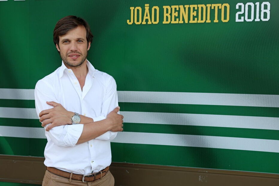 João Benedito, durante a campanha de candidatura a presidente do Sporting