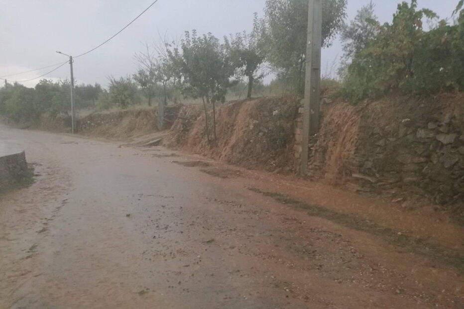 Chuvas torrenciais no concelho de Trás os Montes