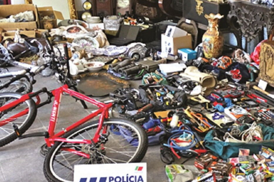 Material apreendido ao suspeito 