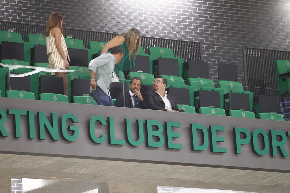 Frederico Varandas assistiu a um jogo de andebol antes de tomar posse