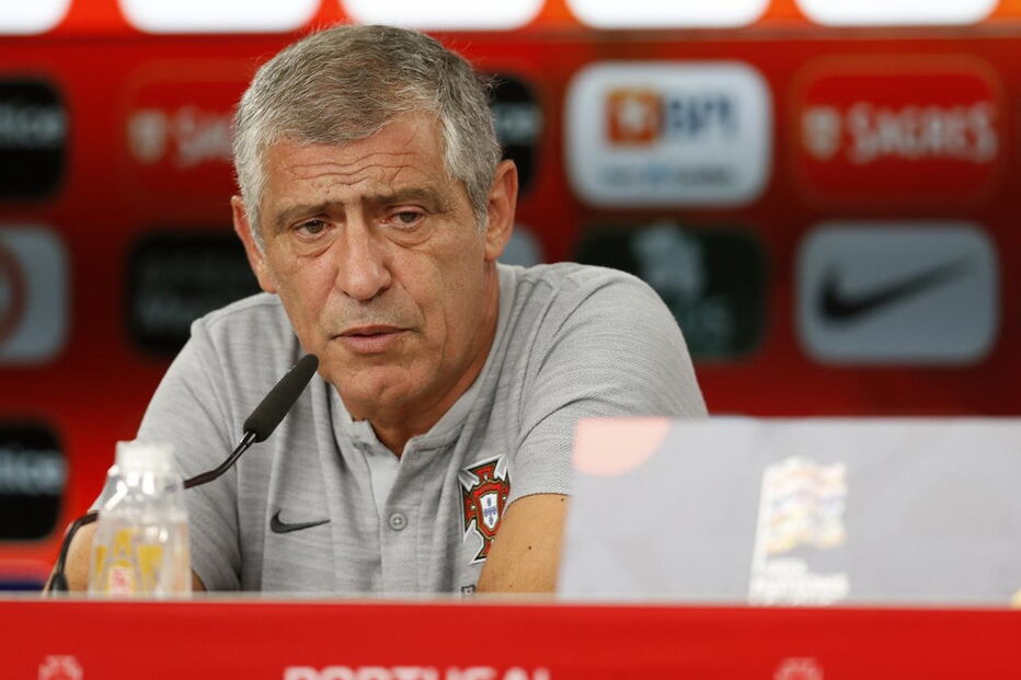 O selecionador nacional Fernando Santos