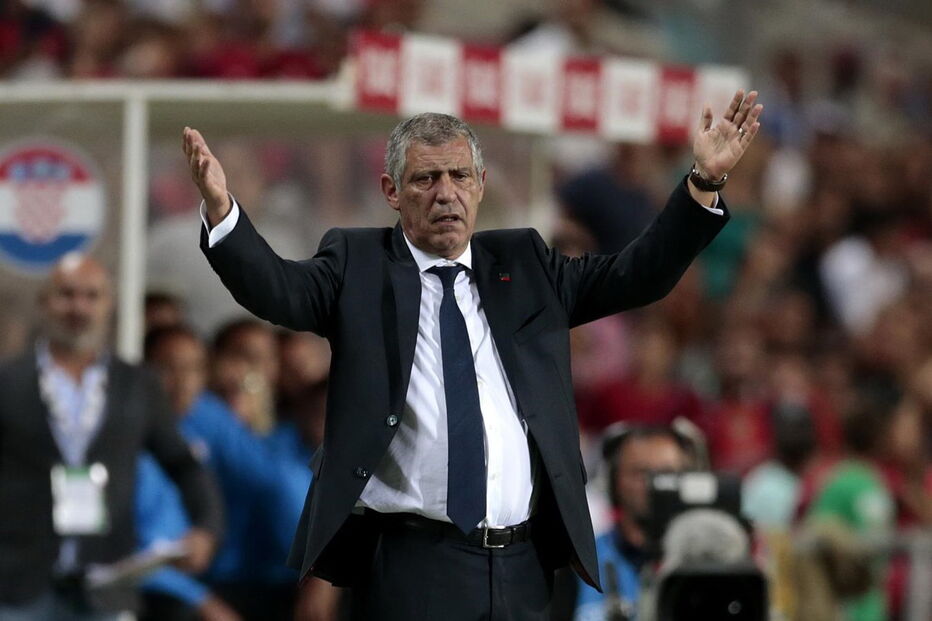 O selecionador nacional Fernando Santos