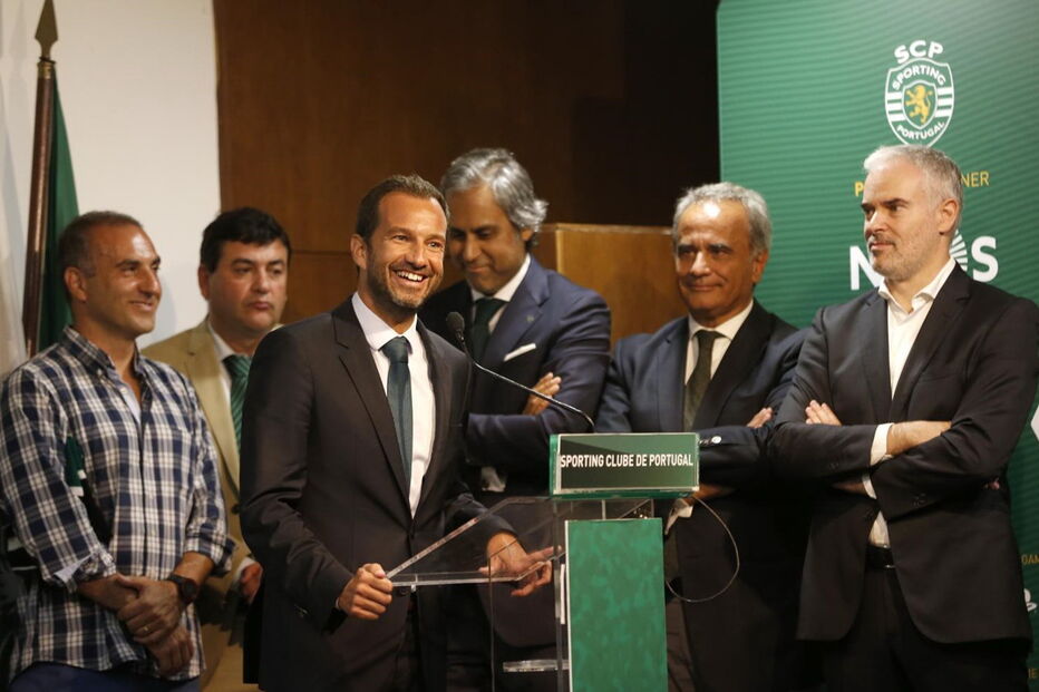 Frederico Varandas tomou ontem posse como 43º presidente do Sporting, no auditório do Estádio José Alvalade 