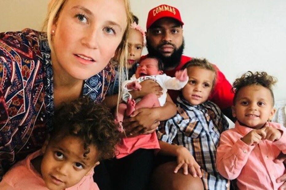 Alexis Swinney e a família