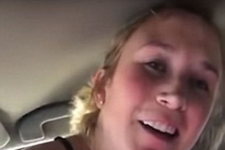 Alexis Swinney no momento do parto